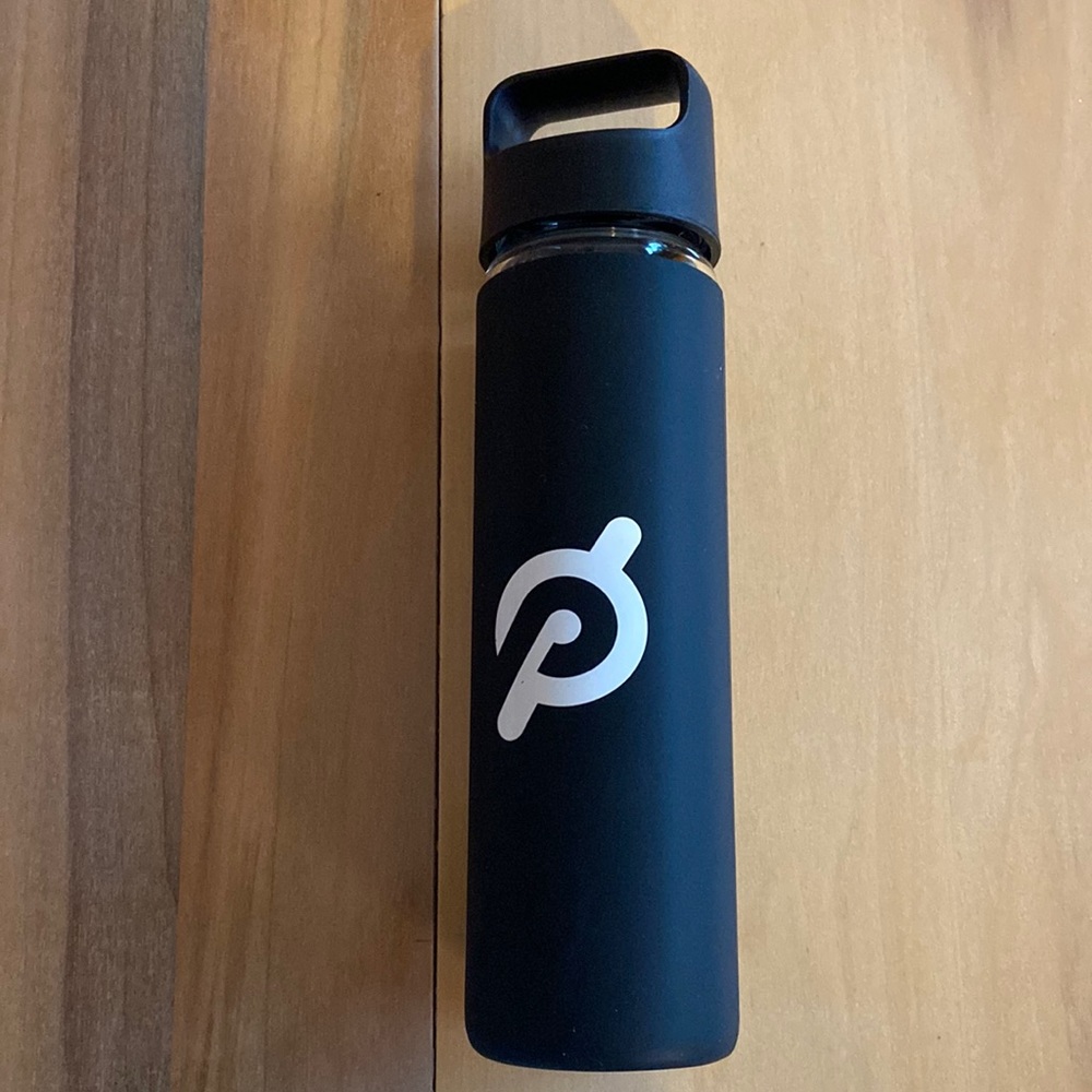 Peloton glass water bottle- new